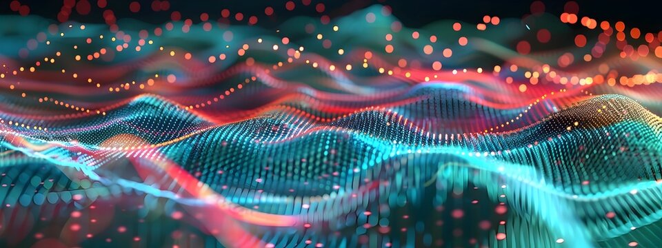 Vibrant D Depicting Internet Usage Pattern Distribution in a Population