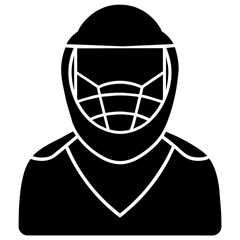 Beekeeper Beekeeping Face Mask silhouette design, black color illustration