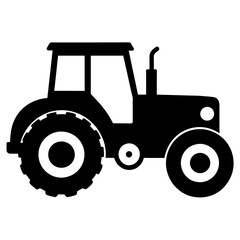 farm tractors in a flat design vector set illustration