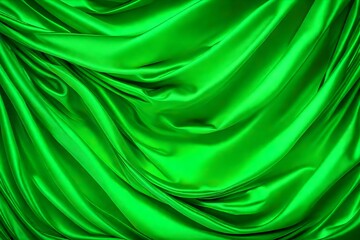green satin background