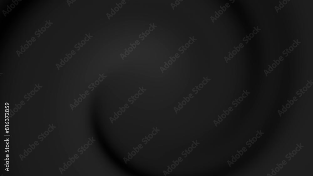 Aufkleber seamless black slow twirling flourish gradient background loop. no banding.