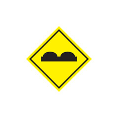 bumpy road icon