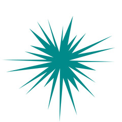 Obraz premium An abstract blank comic book style star burst shape design element.