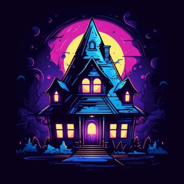 Unexplained phenomena flat design front view paranormal activity theme cartoon drawing vivid
