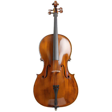 a violin with a bow on a white background, transparent background png