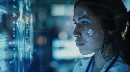 Half body shot with face of a telemedicine provider