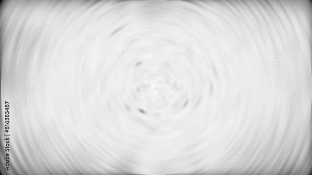 Poster animation background with circular shapes in fast motion