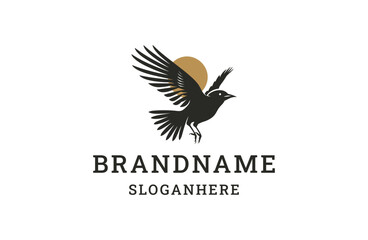 Fototapeta premium Bird logo template vector illustration design