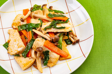 梶木のオイスターソースソース炒め