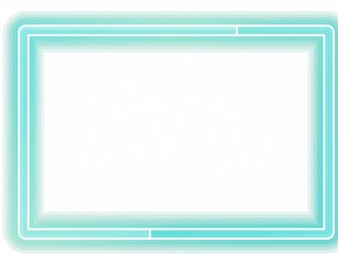 blue frame on white