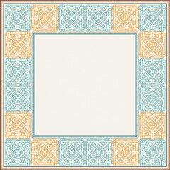 Frame with a set of patterns