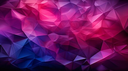 Fototapeta premium This purple geometric pattern features bold colors and sharp lines, creating a dynamic and eye-catching effect. The repeating shapes and patterns create a sense of movement and energy