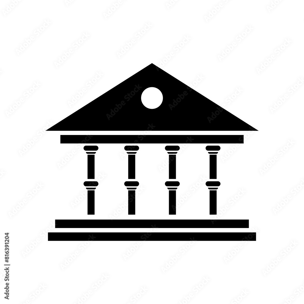 Poster university icon vector, simple flat trendy style illustration for web and app on white background..e