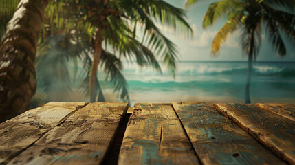 wooden pier on the beach - Powered by Adobe