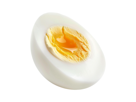 boiled egg isolated