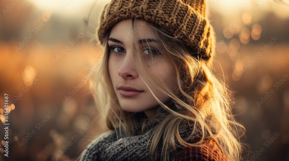Aufkleber create a blurry photo with a bokeh background