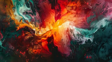 Bold, vibrant mural with stunning visual impact, Ai Generated