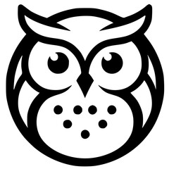 Simple owl logo
