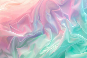 Obraz premium Gradient from green to pink It has a range of blue and purple. Accented with subtle glow and bright light shining from above