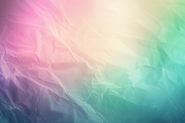 Obraz premium Gradient from green to pink It has a range of blue and purple. Accented with subtle glow and bright light shining from above