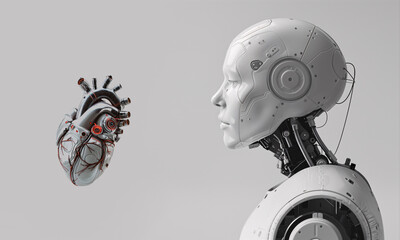 Metal Robot and robot heart