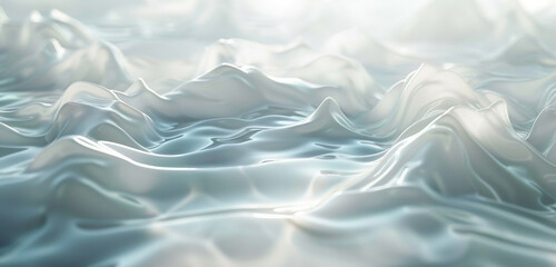 Obraz premium Dreamy hues opal white water design.