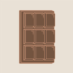 Chocolate bar vector Illustration