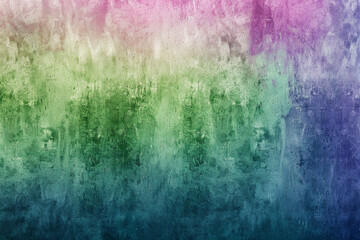 Fototapeta premium A subtle mix of green, blue, purple and pink in a vertical gradient. Characteristics of watercolor