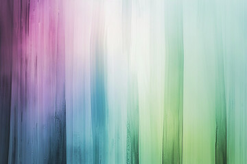 Obraz premium A subtle mix of green, blue, purple and pink in a vertical gradient. Characteristics of watercolor