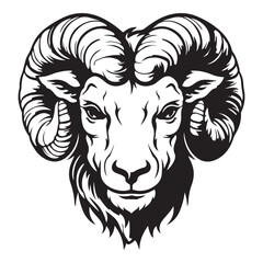 Flock Fury Iconic Angry Sheep Logo for Apparel