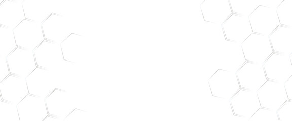 Vector abstract hexagonal background molecular structure with geometric abstract background with simple hexagon elements.