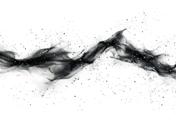 A network of interconnected dots forming constellations, representing the interconnectedness of data points illustration on white and transparent background