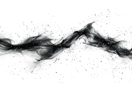 A network of interconnected dots forming constellations, representing the interconnectedness of data points illustration on white and transparent background - Powered by Adobe