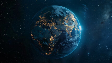 Obraz premium Planet Earth europa earth space earth globe planet cinematic colours.