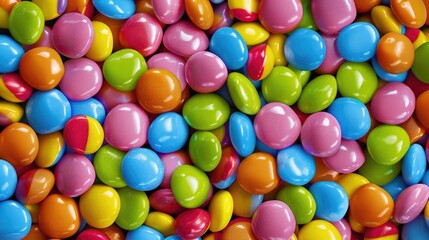 Obraz premium Colorful Candies Background