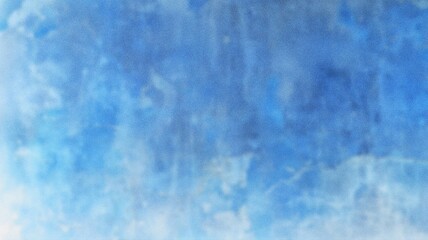 blue white paint spray , template empty space color gradient rough abstract background , grainy noise grungy texture shine bright light and glow