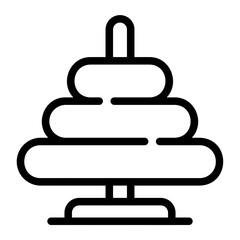 pyramid Line Icon