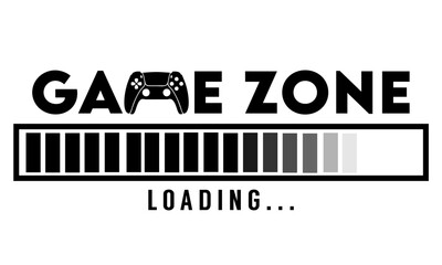 gaming zone loading with white background
