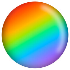rainbow button