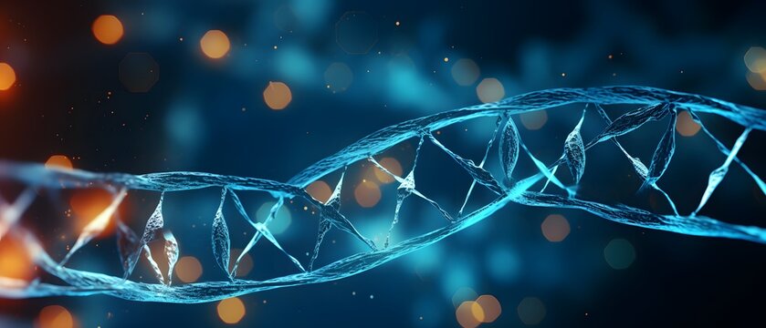DNA gene science helix cell genetic medical biotechnology biology bio