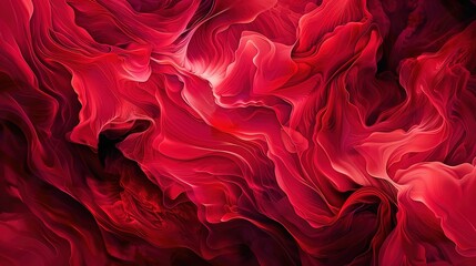 Red pattern wallpaper