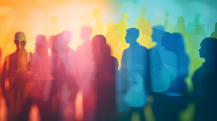 Group of people Human Resources Global network Diversity : Generative AI