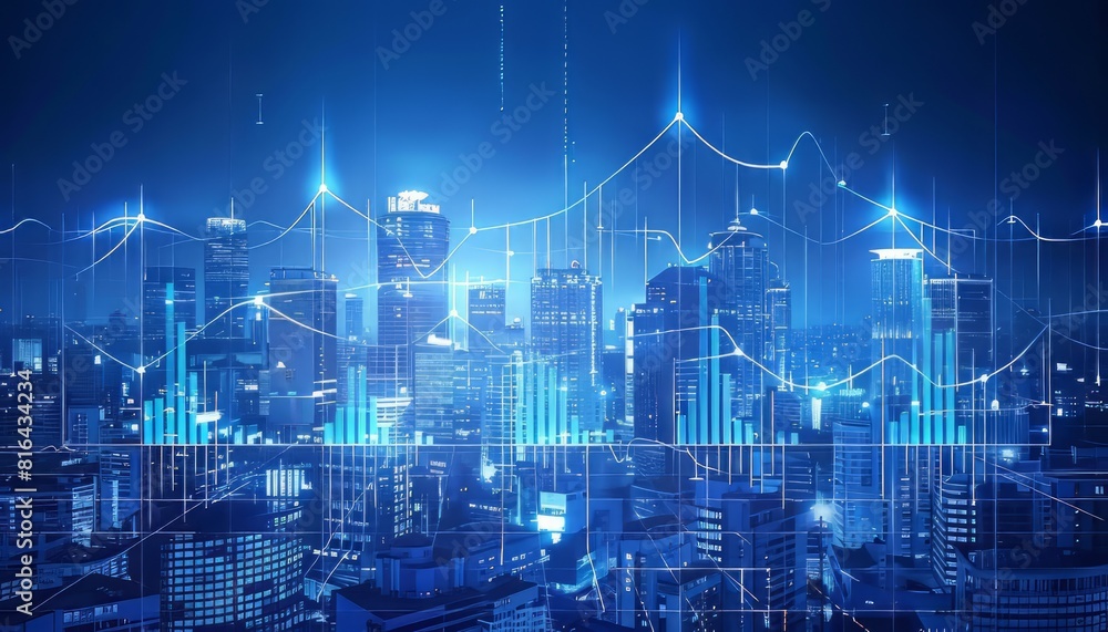 Poster abstract graph and statistics in a modern city network