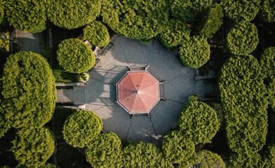 Obraz premium san miguel de allende, guanajuato, mexico aerial