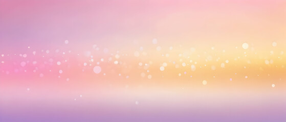 Fototapeta premium Abstract bokeh lights background, pastel colors, pink purple yellow gradient with copy space