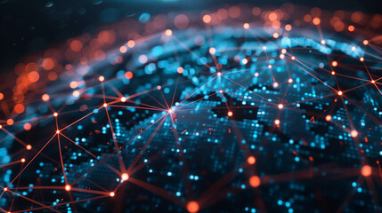 Global Blockchain Network Visualization