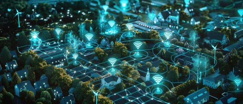 High-speed internet connectivity in rural areas