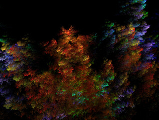 Imaginatory fractal abstract background Image