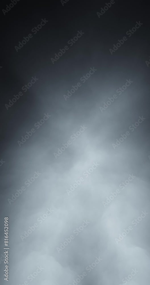 Poster realistic cloud of smoke loop motion vertical animation background.