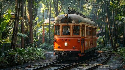 Nostalgic Adventures: Riding the Classic Indonesian Tram